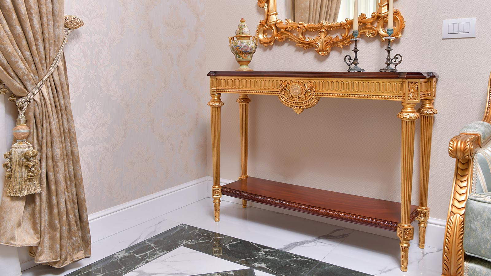 Luxury Classic Italian console tables